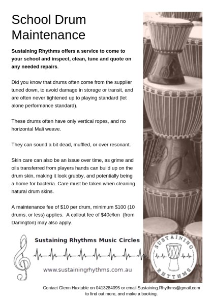 School Drum Maintenance